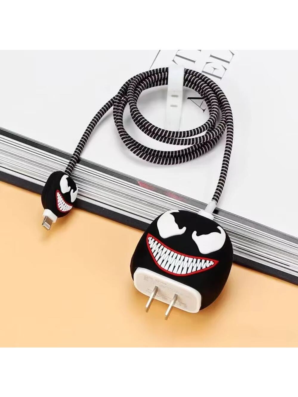Marvel Venom iPhone Charger Cover Cable Protectors P45